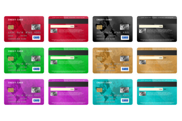 Elevate UI with a Realistic Credit Cards Set