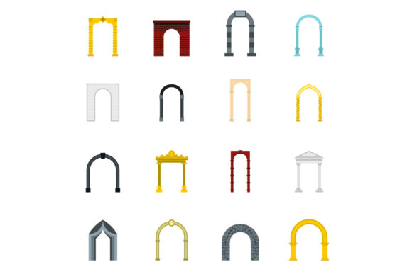 Elevating Digital Interfaces with Universal Arch Icons