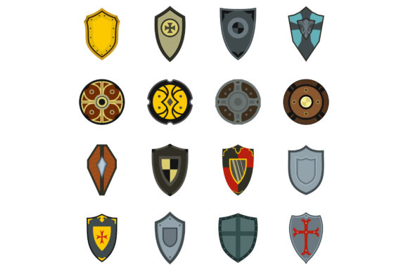 Enhancing Digital Trust with the Shields Icons Set, Flat Style