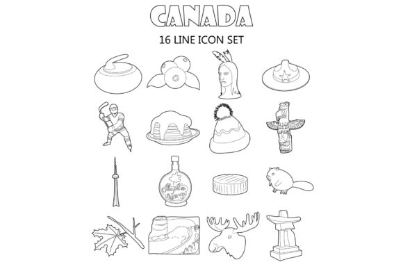 Integrating the Canada Icons Set, Outline Style into Professional Design Workflows
