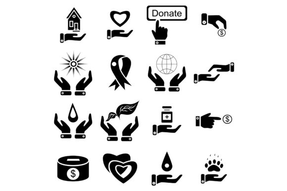 Integrating the Charity Icons Set, Simple Style into Professional Design Workflows
