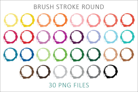 Mastering Paint Brush Stroke Round PNG Sublimation for Professional Results