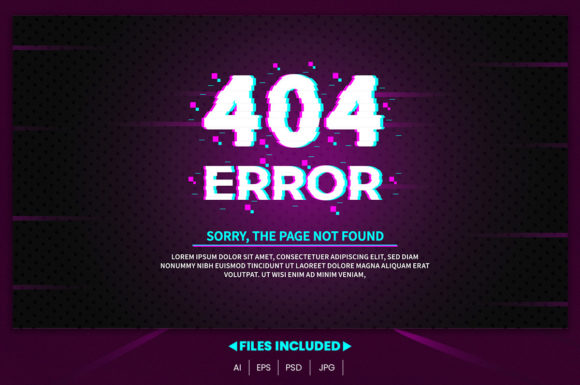 Mastering the 404 Glitch: A Vector Design Guide