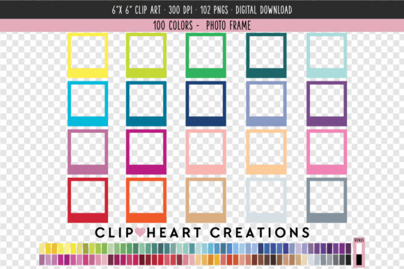 Unlock Endless Creativity with Photo Frame Clip Art in 100 Vibrant Colors