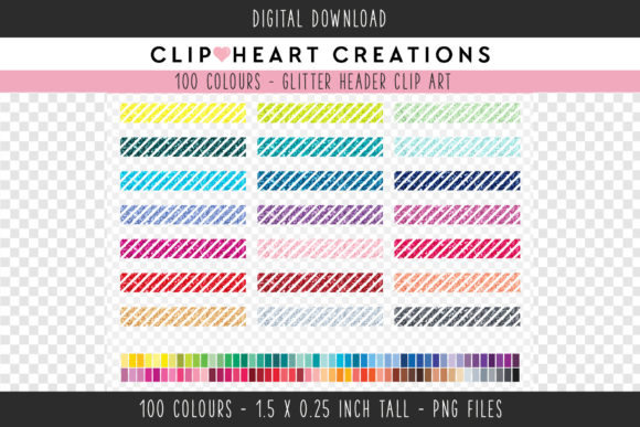 Unlocking Creativity: The Ultimate Guide to Glitter Stripes Headers Clip Art for Planners and Digital Design