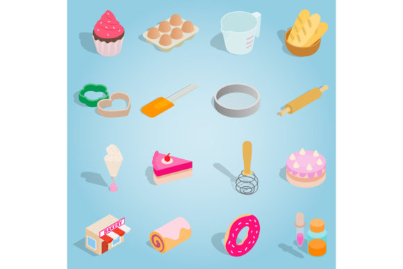 Unlocking Visual Appeal: The Ultimate Guide to Isometric Bakery Icon Sets for Modern UI Design